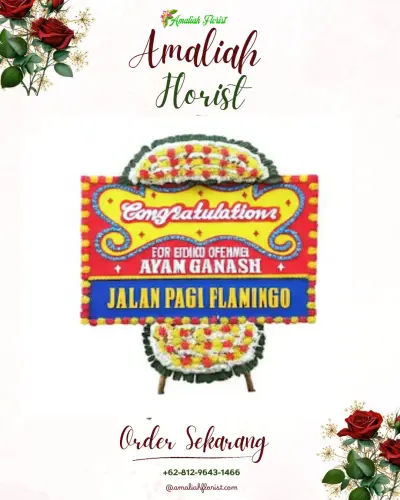 Bunga Papan Congratulation di Yehembang Kangin